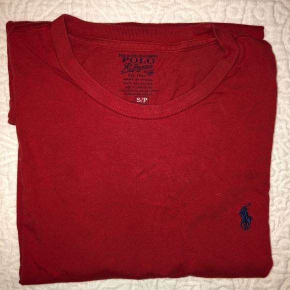Red Polo T Shirt Small - Picture 5 of 5
